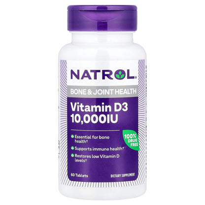 Natrol, Vitamin D3, 60 Tablets