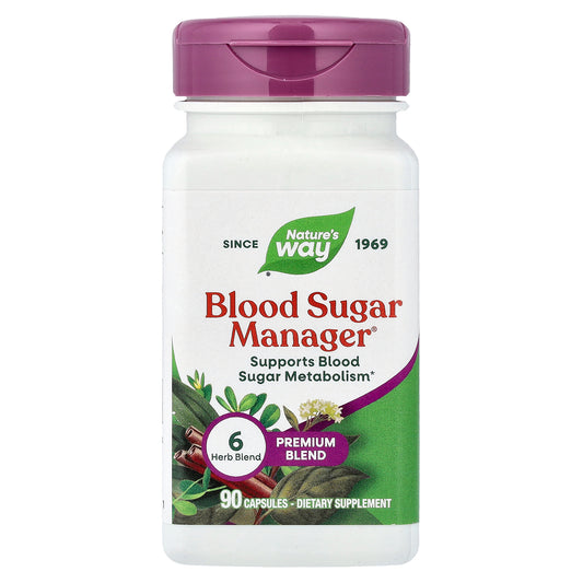 Nature's Way, Blood Sugar Manager®, 90 Capsules