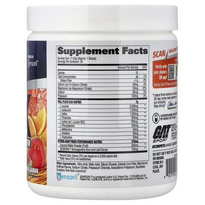 GAT, Flexx EAAs + Hydration, Orange Guava, 12.5 oz (354.9 g)
