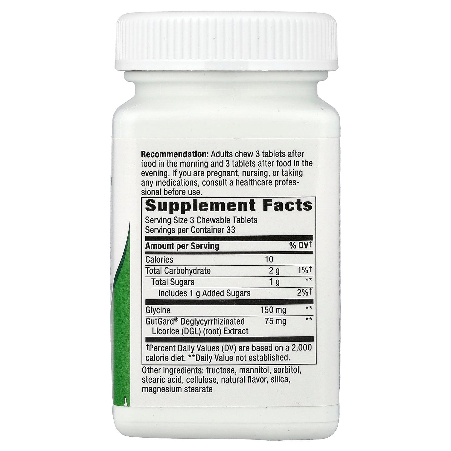 Nature's Way, DGL, Licorice, 100 Chewable Tablets