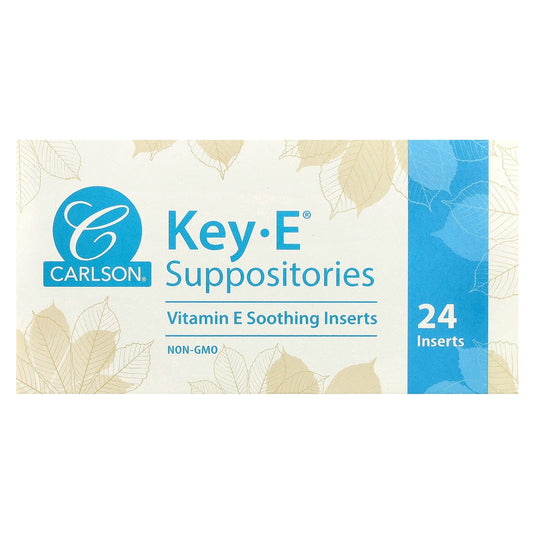 Carlson, Key-E® Suppositories, 24 Inserts