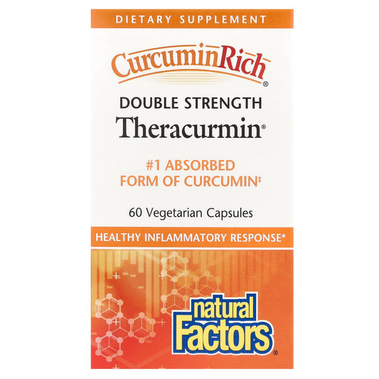 Natural Factors, CurcuminRich®, Theracurmin®, 60 mg, 60 Vegetarian Capsules
