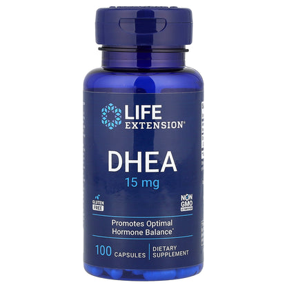 Life Extension, DHEA, 15 mg, 100 Capsules