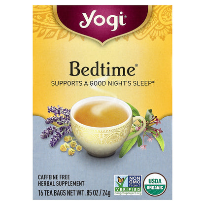 Yogi Tea, Bedtime®, Caffeine Free, 16 Tea Bags, .85 oz (24 g)