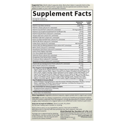Garden of Life, Vitamin Code®, Whole Food Multivitamin for Women, 50 +, 240 Vegetarian Capsules