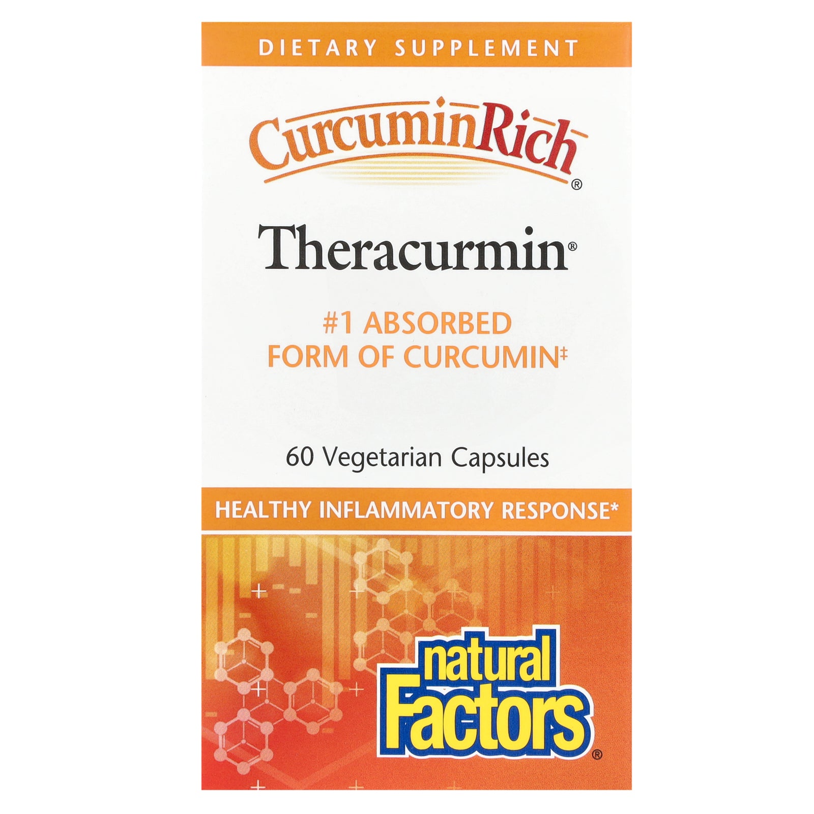 Natural Factors, Curcuminrich®, Theracurmin®, 30 mg, 60 Vegetarian Capsules