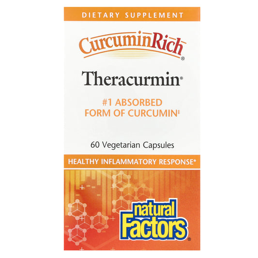 Natural Factors, Curcuminrich®, Theracurmin®, 30 mg, 60 Vegetarian Capsules
