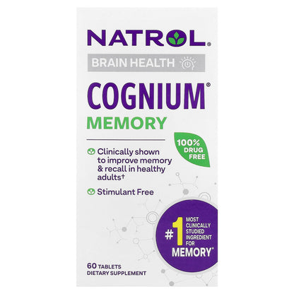 Natrol, Cognium® Memory, 100 mg, 60 Tablets