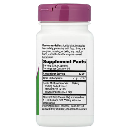 Nature's Way, Reishi Mushroom, 100 Vegan Capsules (188 mg per Capsule)