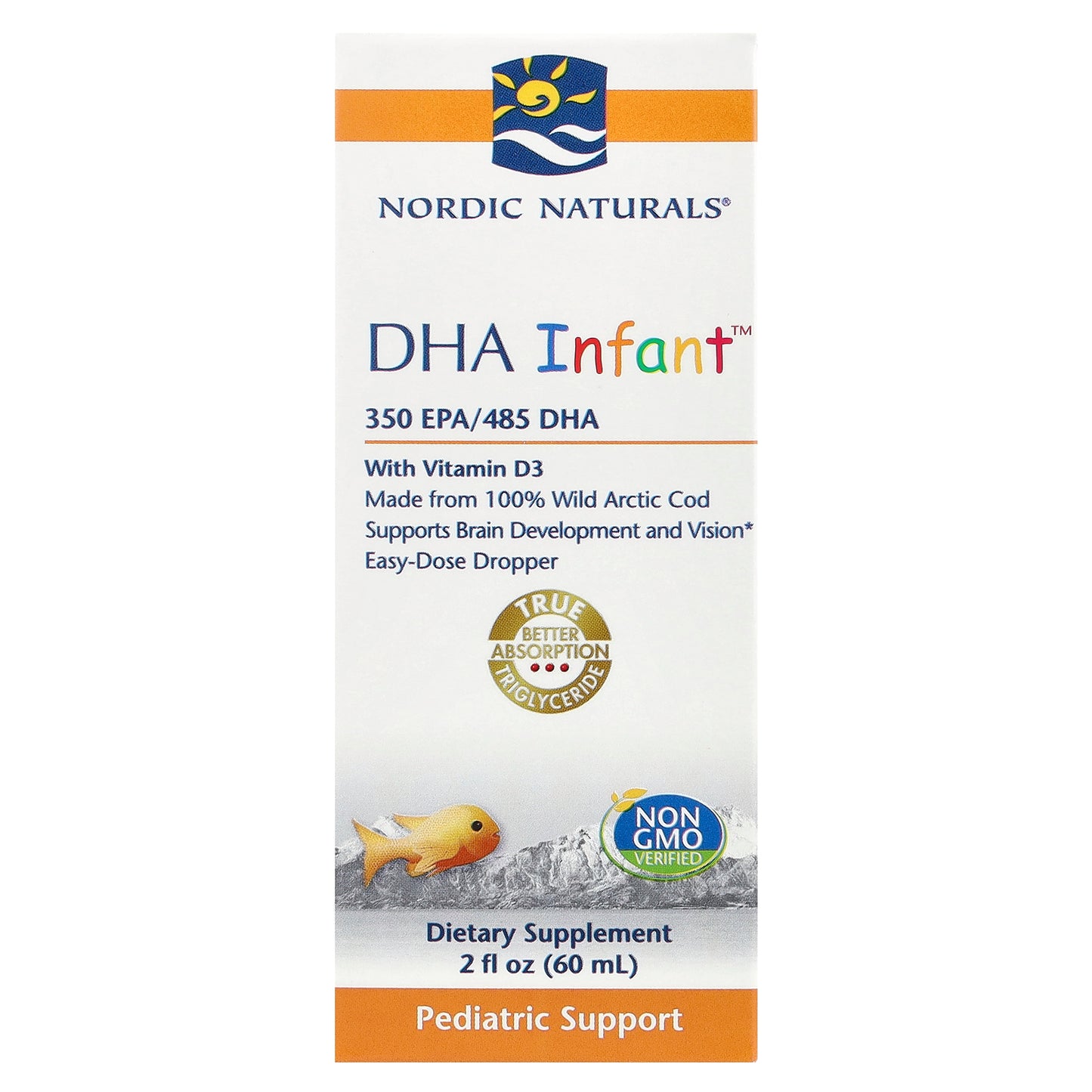 Nordic Naturals, DHA Infant™  with Vitamin D3, 2 fl oz (60 ml)