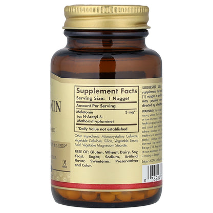 Solgar, Melatonin, 3 mg, 120 Nuggets