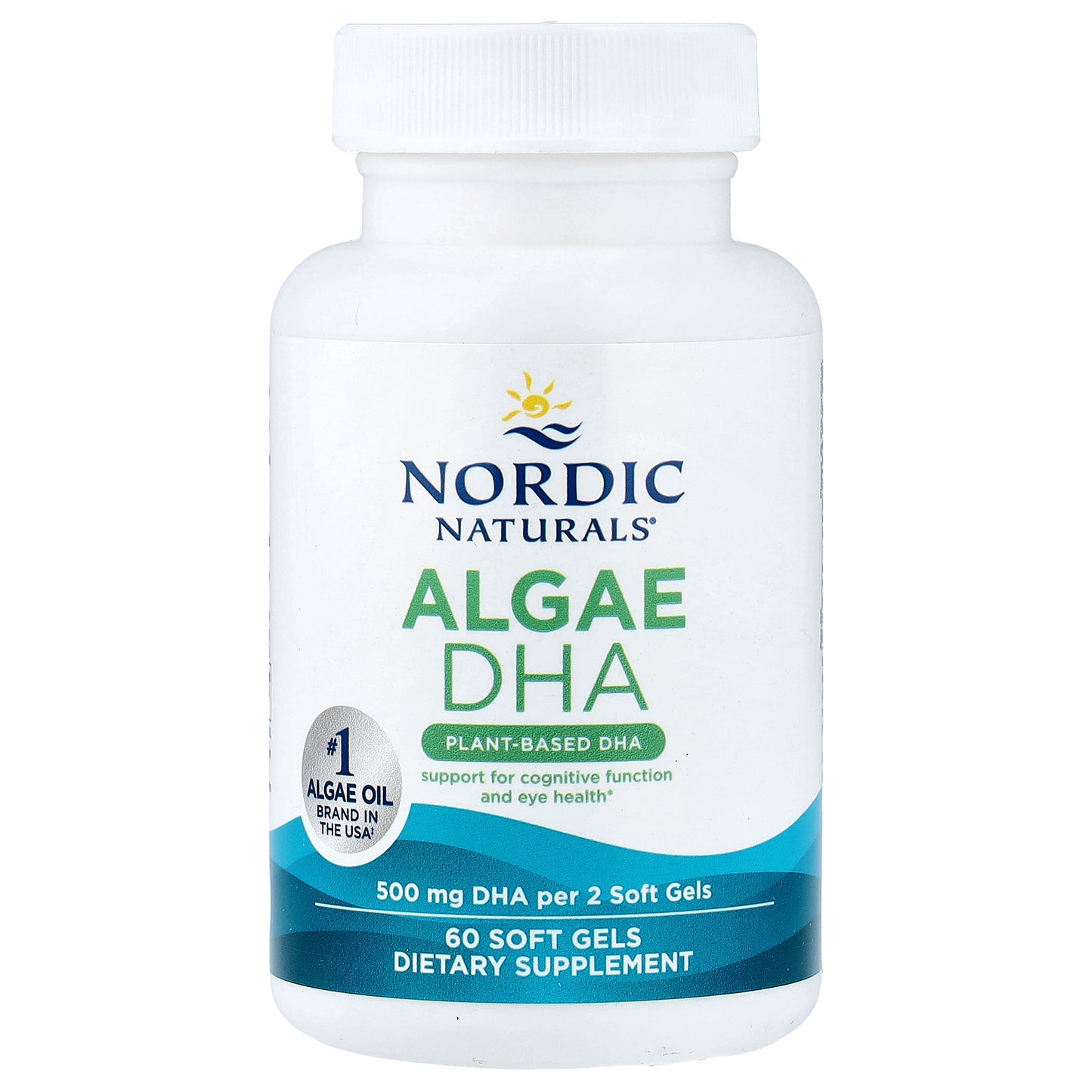 Nordic Naturals, Algae DHA, 60 Soft Gels (250 mg per Soft Gel )