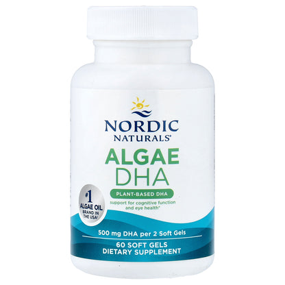 Nordic Naturals, Algae DHA, 60 Soft Gels (250 mg per Soft Gel )