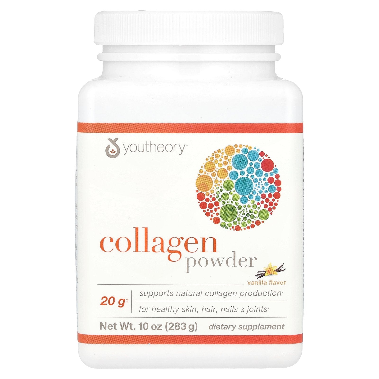 Youtheory, Collagen Powder, Vanilla, 10 oz (283 g)