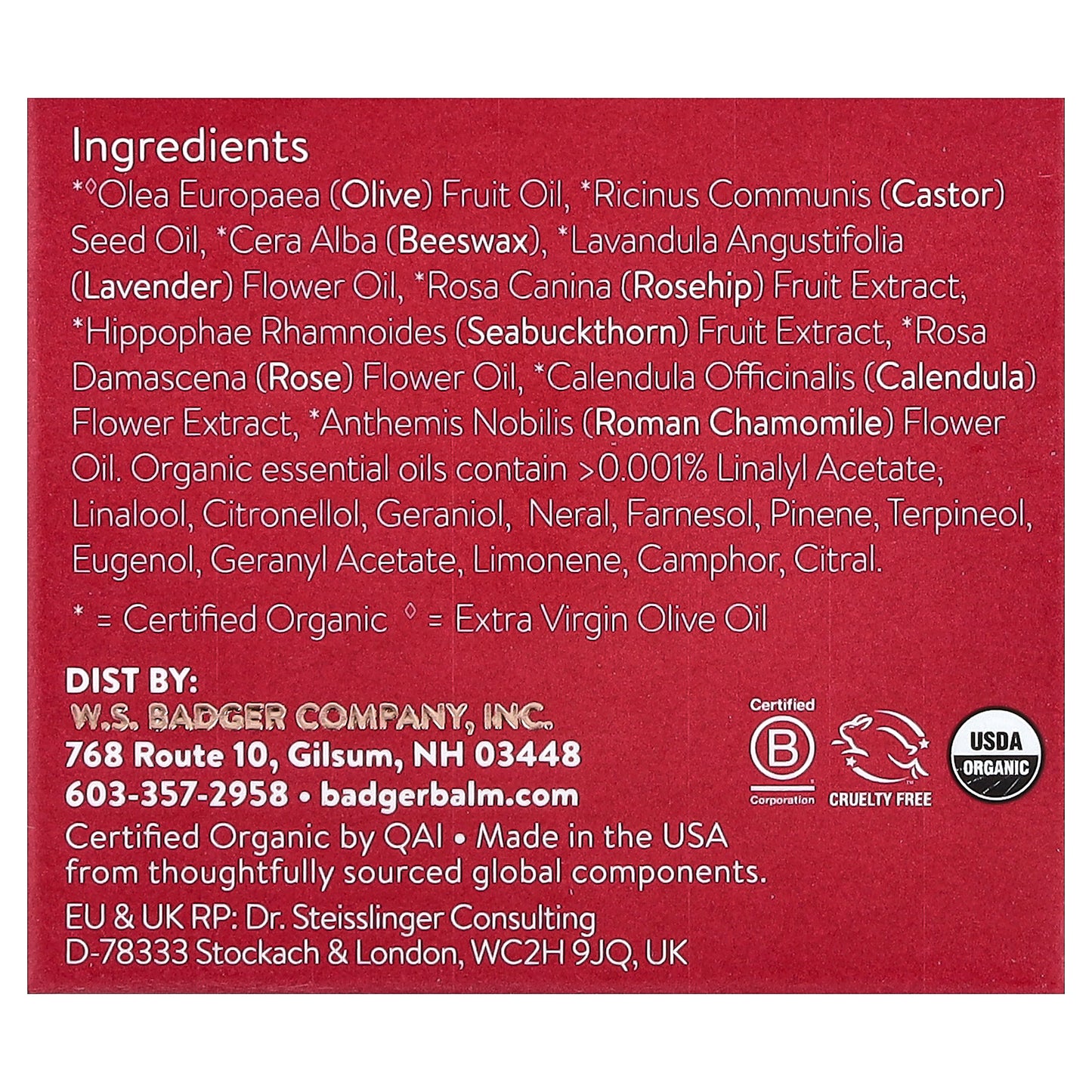 Badger, Ultra-Rich Beauty Balm + Rosehip, Rose , 1 oz (28 g)