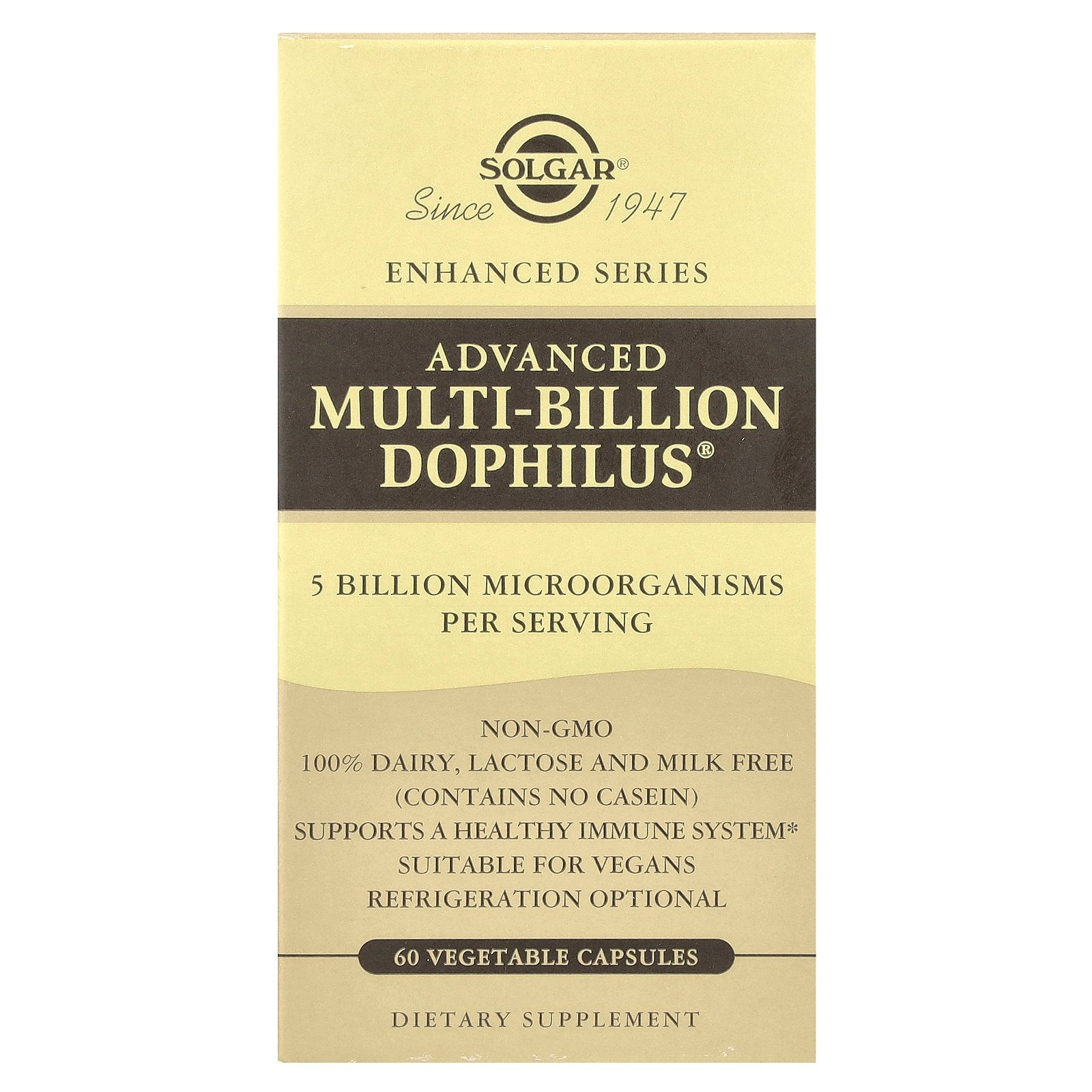 Solgar, Advanced Multi-Billion Dophilus®, 60 Vegetable Capsules