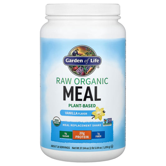 Garden of Life, RAW Organic Meal Replacement Shake, Vanilla, 37.04 oz (1,050 g)