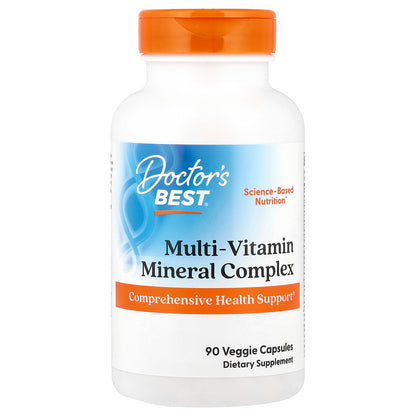 Doctor's Best, Multi-Vitamin with Vitashine D3 and Quatrefolic, Iron Free, 90 Veggie Capsules