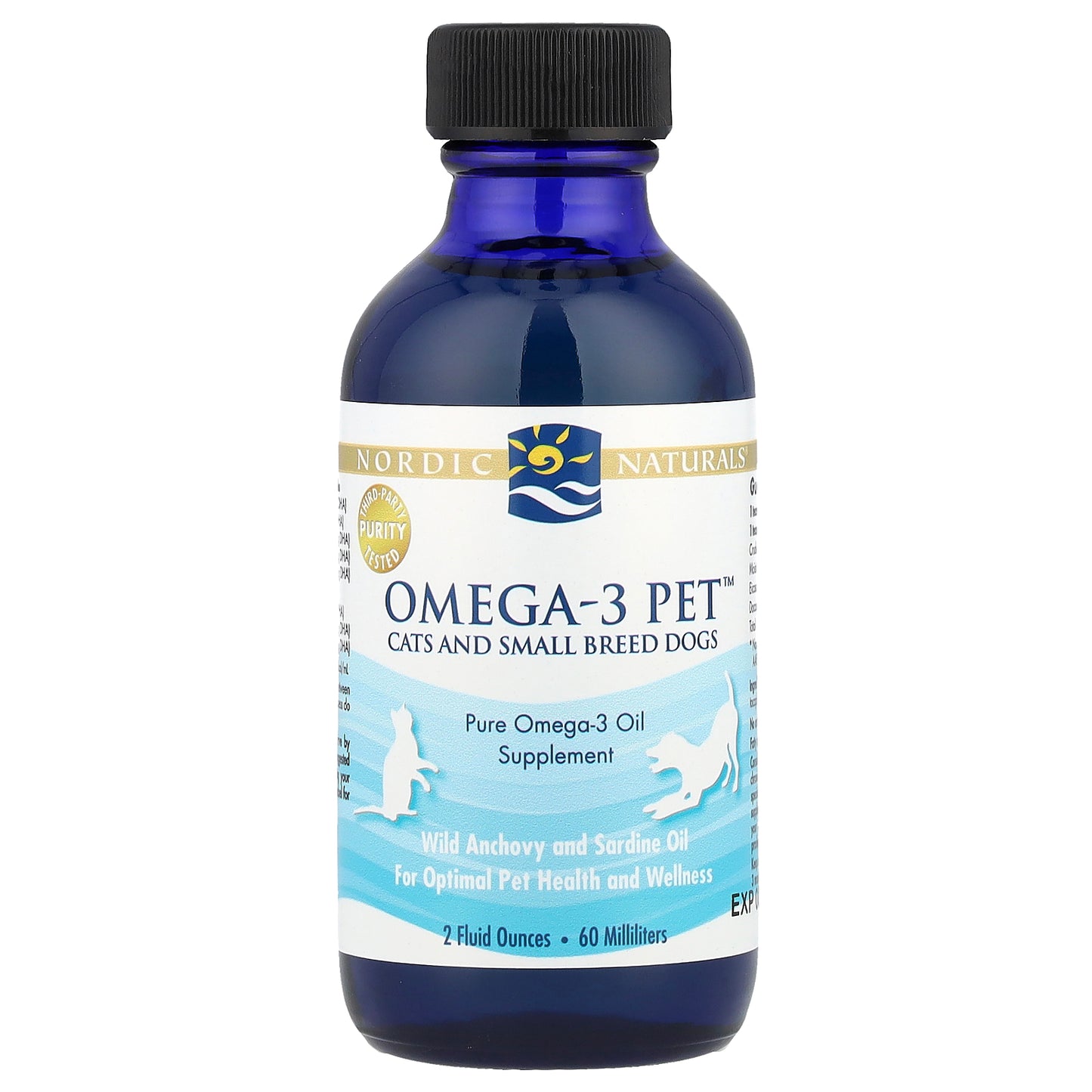 Nordic Naturals, Omega-3 Pet™, Cats and Small Breed Dogs, 2 fl oz (60 ml)