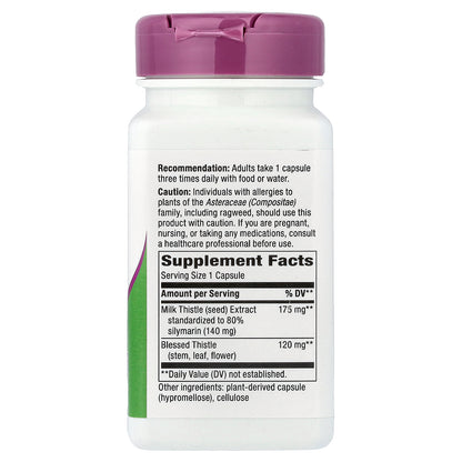 Nature's Way, Milk Thistle, 60 Vegan Capsules