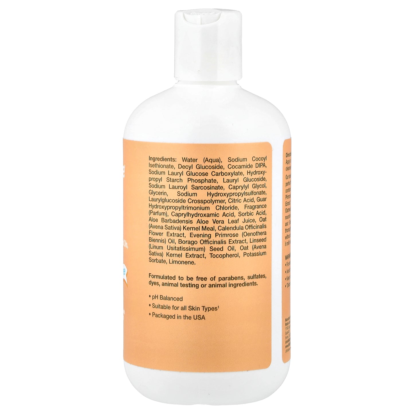 Mild By Nature, Tear-Free Baby Shampoo & Body Wash, Peach, 12.85 fl oz (380 ml)