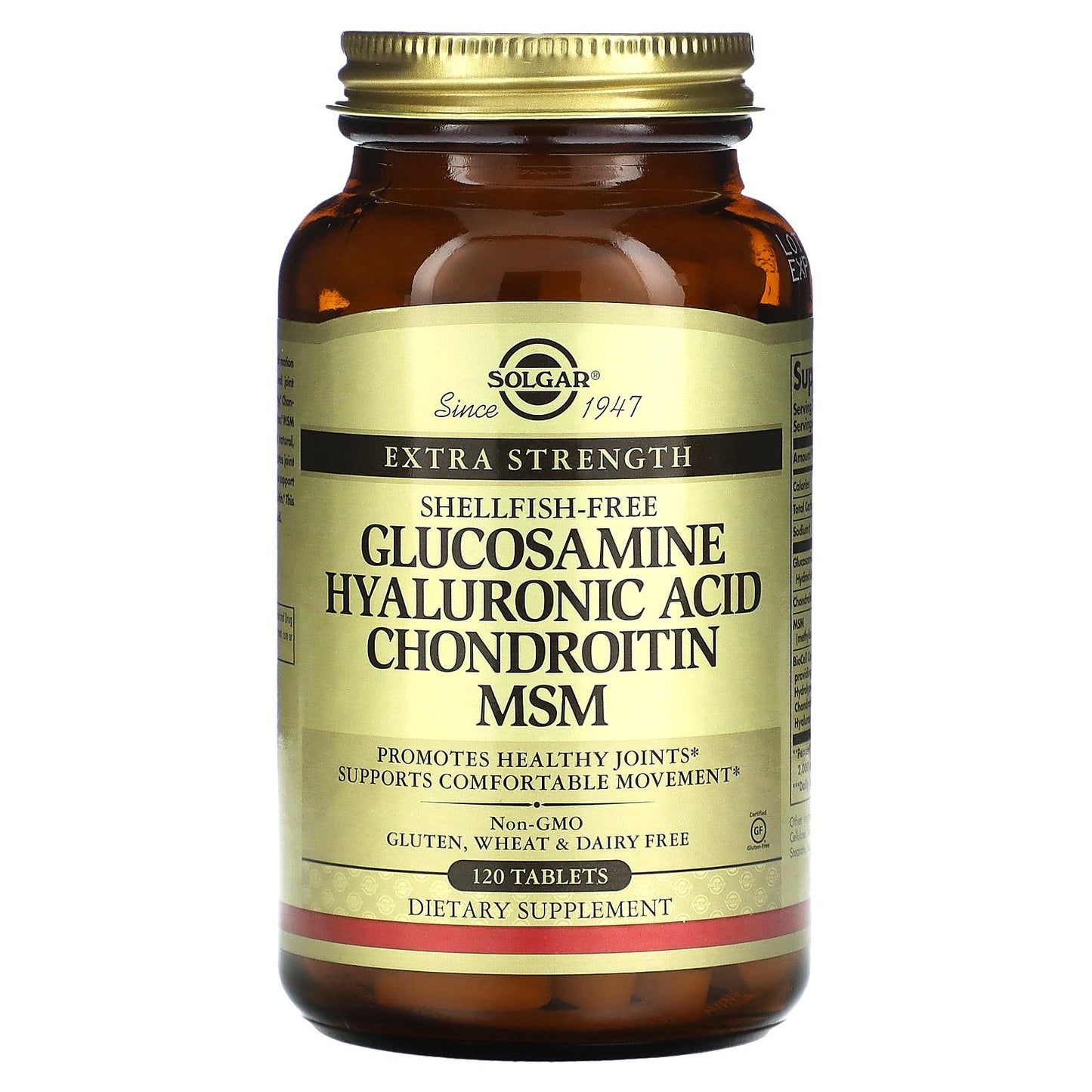 Solgar, Glucosamine Hyaluronic Acid Chondroitin MSM, 120 Tablets