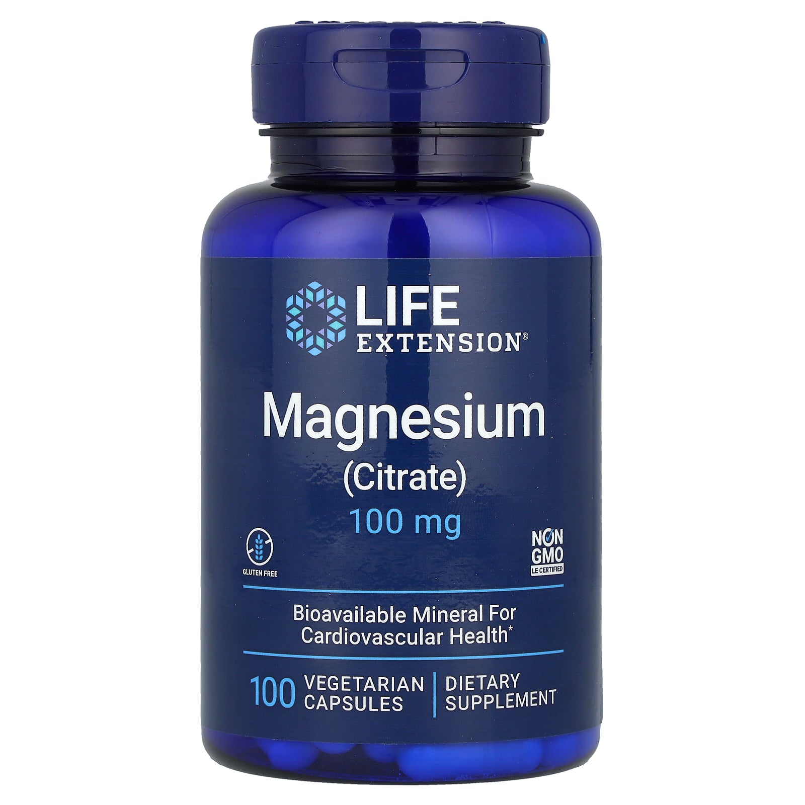 Life Extension, Magnesium (Citrate), 100 mg, 100 Vegetarian Capsules