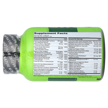 NATURELO, One Daily Multivitamin, For Women, 120 Vegetarian Capsules