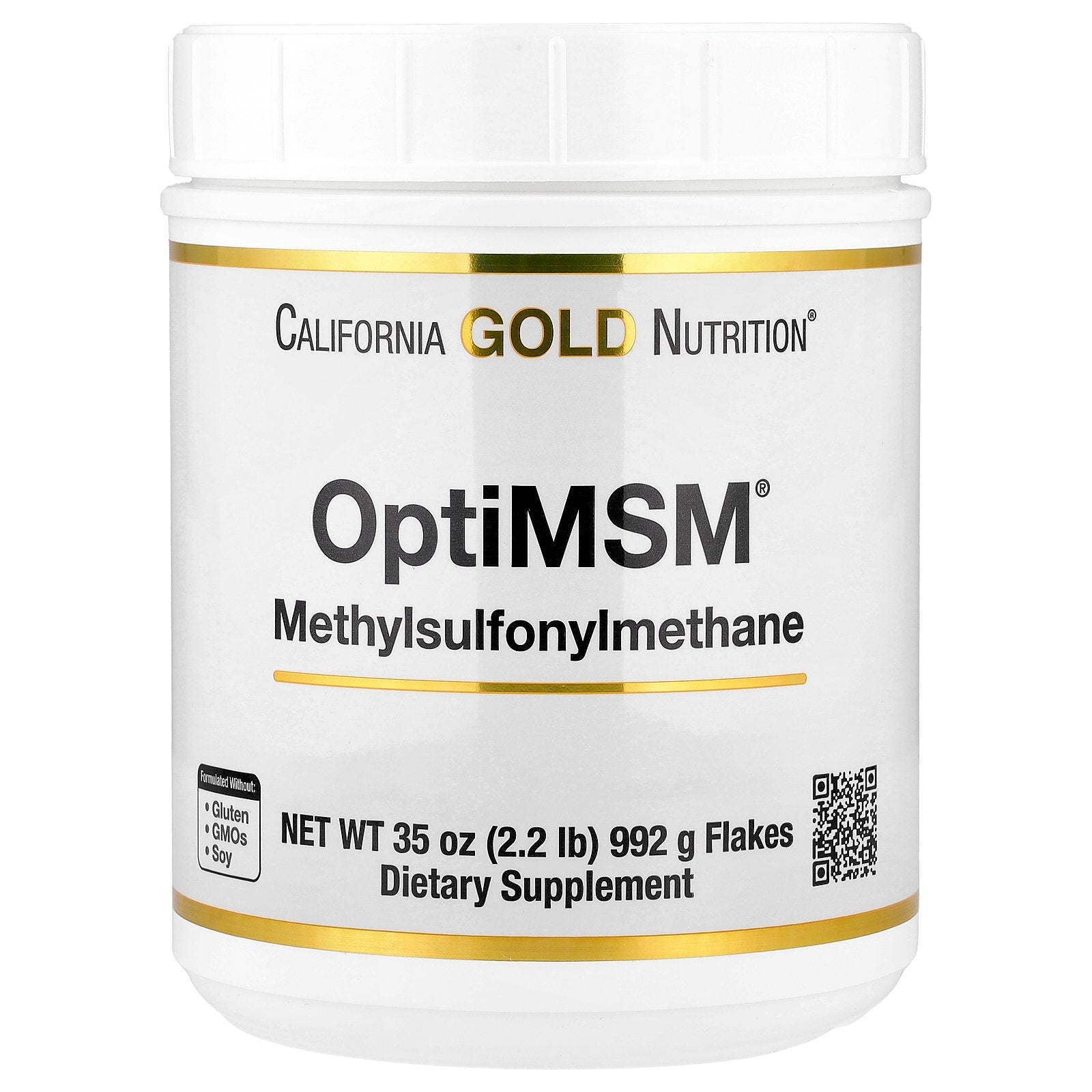 California Gold Nutrition, OptiMSM® Flakes, 35 oz (992 g)