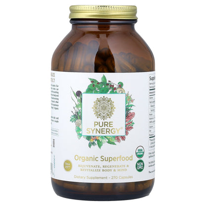 Pure Synergy, Organic Superfood, 270 Capsules