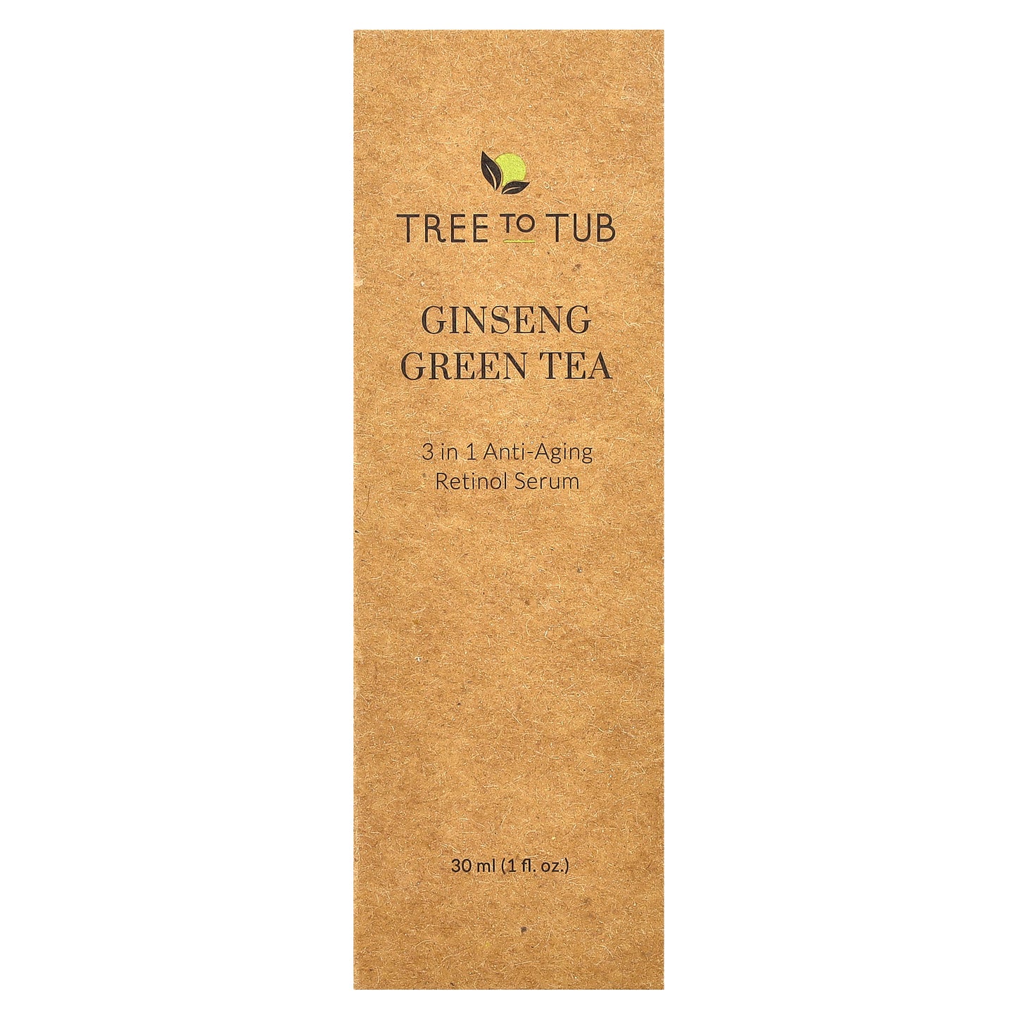 Tree To Tub, Ginseng Green Tea, 3-in-1 Anti-Aging Retinol Serum, 1 fl oz (30 ml)