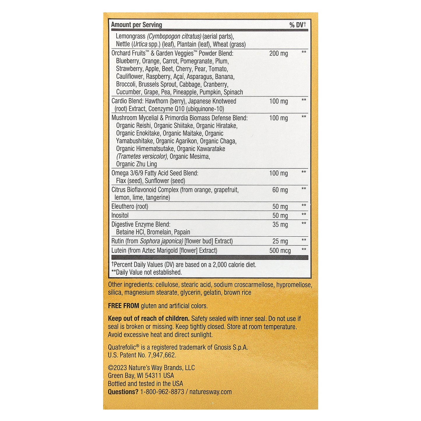 Nature's Way, Alive!® Max3 Potency, Adult Complete Multivitamin, No Added Iron, 90 Tablets