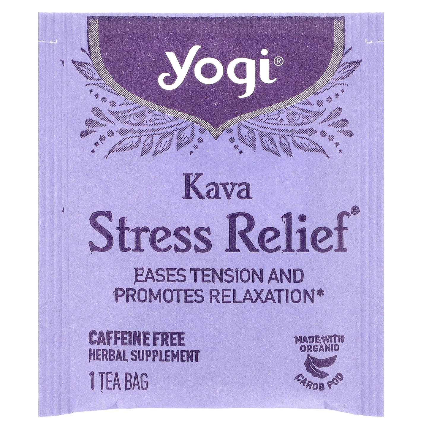 Yogi Tea, Kava Stress Relief, Caffeine Free, 16 Tea Bags, 1.27 oz (36 g)