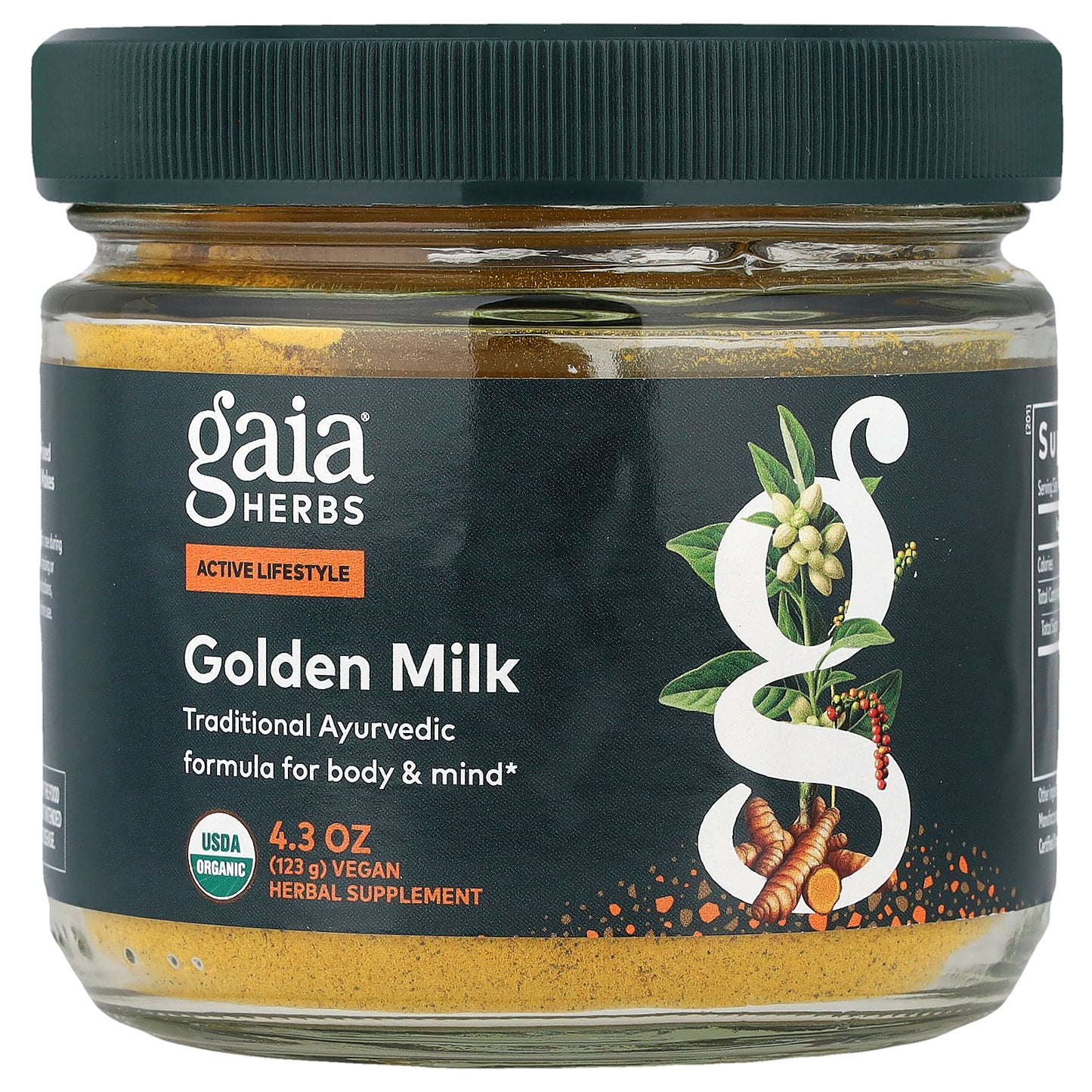 Gaia Herbs, Golden Milk, 4.3 oz (123 g)