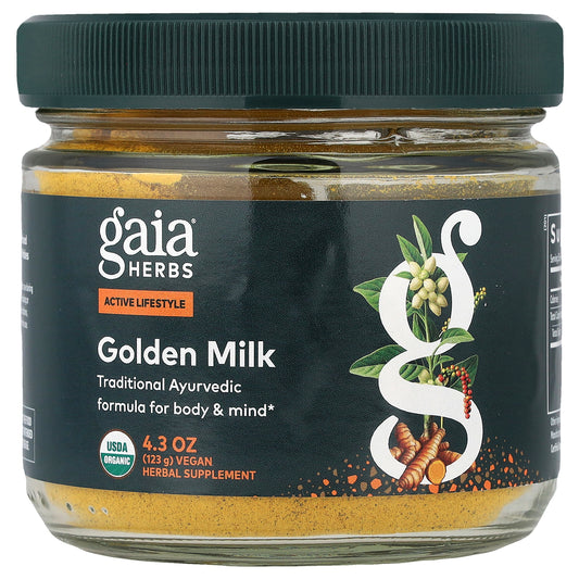 Gaia Herbs, Golden Milk, 4.3 oz (123 g)
