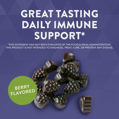 Nature's Way, Sambucus, Immune Gummy, Elderberry, 60 Gummies