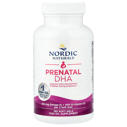 Nordic Naturals, Prenatal DHA, 180 Soft Gels