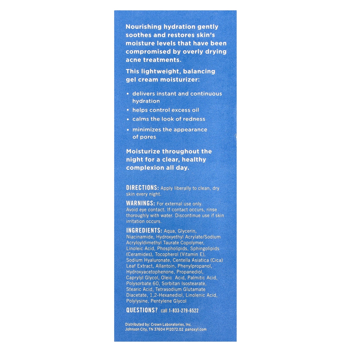 PanOxyl, Balancing Repair Moisturizer , 3 oz (85 g)