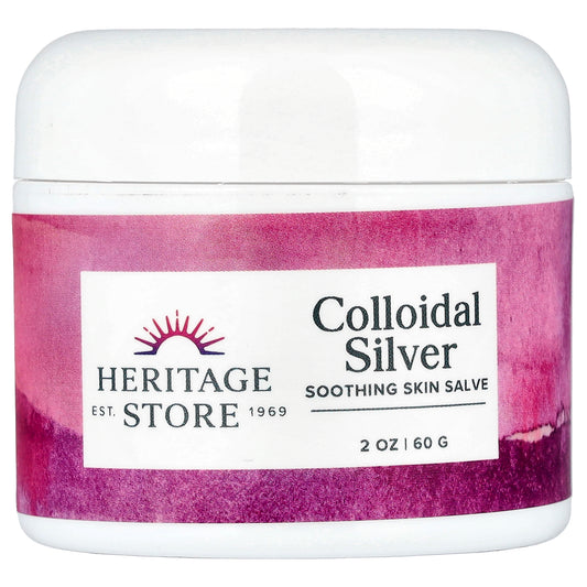 Heritage Store, Colloidal Silver Salve, 2 oz (60 g)
