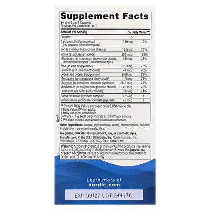Nordic Naturals, Multi Minerals, 90 Capsules