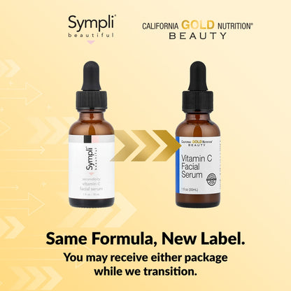 California Gold Nutrition, Beauty, Age Refining Vitamin C Facial Serum, 1 fl oz (30 ml)