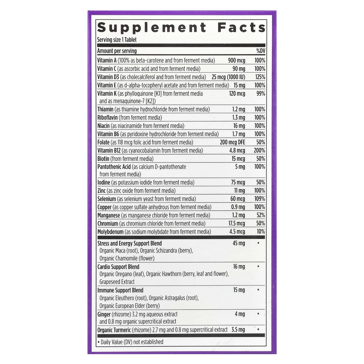 New Chapter, One Daily Every Man's™ Multivitamin, 48 Vegetarian Tablets