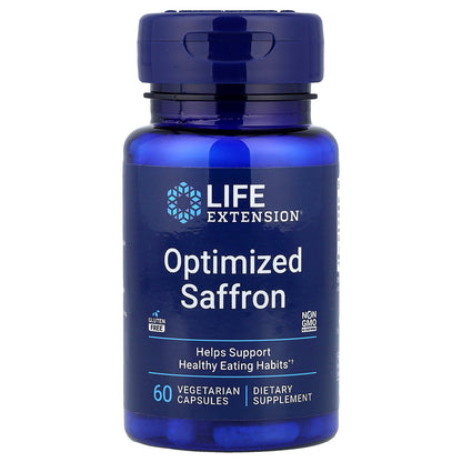 Life Extension, Optimized Saffron, 60 Vegetarian Capsules (78 mg per Capsule)