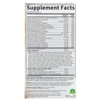 Garden of Life, Organics, Women's Multi 40+, 120 Vegan Tablets
