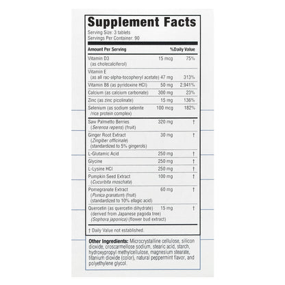 Real Health, The Prostate Formula with Saw Palmetto, 270 Tablets