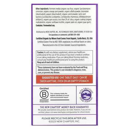 New Chapter, One Daily Every Man's™ Multivitamin, 48 Vegetarian Tablets