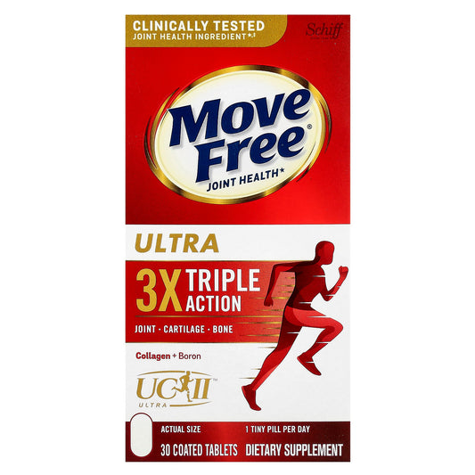 Schiff, Move Free® Joint Health, Ultra, Triple Action, 30 Coated Tablets