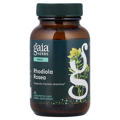 Gaia Herbs, Rhodiola Rosea, 60 Liquid Phyto-Caps®