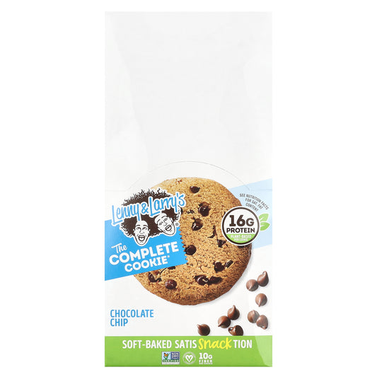 Lenny & Larry's, The Complete Cookie®, Chocolate Chip, 12 Cookies, 4 oz (113 g) Each