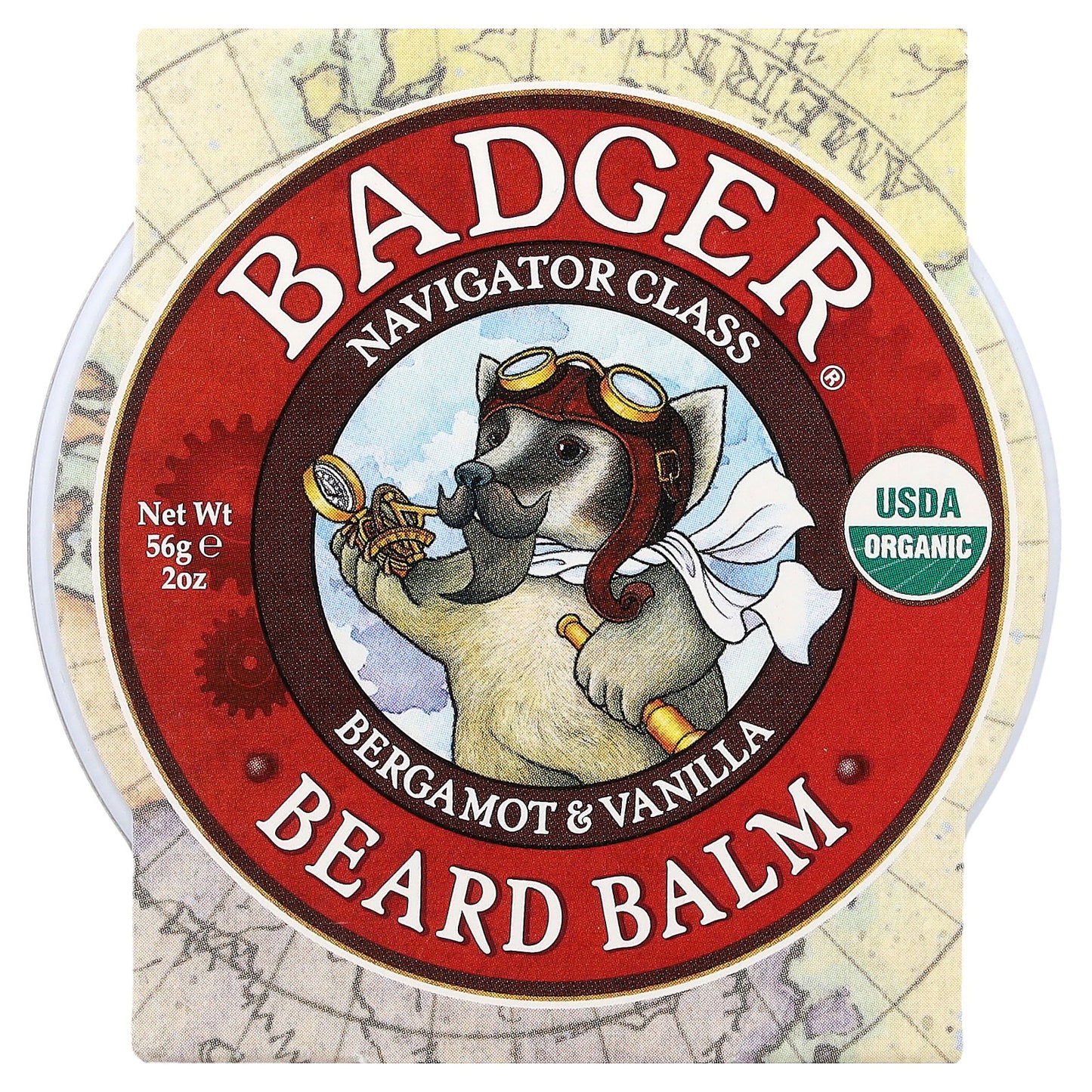 Badger, Beard Balm, Bergamot & Vanilla, 2 oz (56 g)